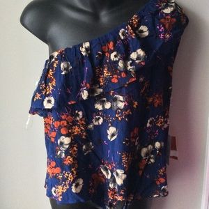 Mossimo one shoulder shirt.